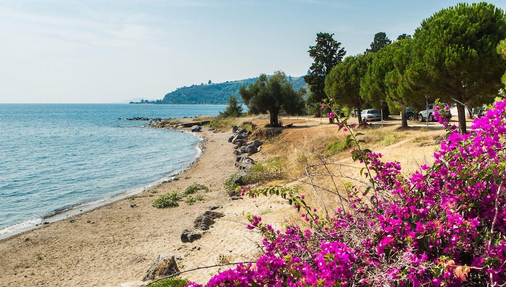 Xenios Loutra Village Beach Hotel อาเกีย ปาราสเควิ ภายนอก รูปภาพ